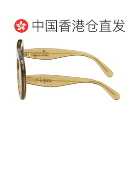 香港直邮LOEWE 罗意威 女士 黄色 Curvy 太阳镜 LW40144U19233717