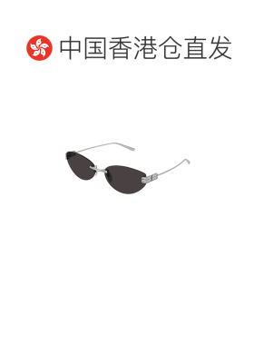 香港直邮BALENCIAGA 男士太阳镜 BB0486S002 SS2026 银色 无边框