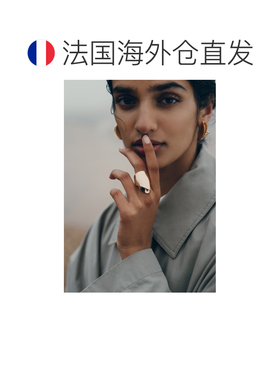 自营欧洲直邮Polene &Eacute;ole女士金色黄铜戒指配饰首饰