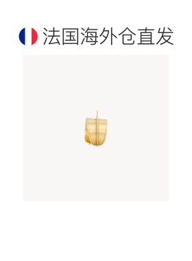 自营欧洲直邮YSL圣罗兰 女士黄铜金色黄铜不对称开口手镯配饰
