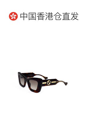 1h可退 香港直邮Gucci 古驰 女士 猫眼框太阳镜 GG1552S colorful