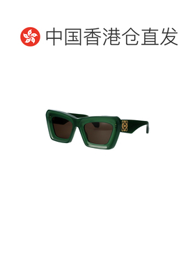 香港直邮LOEWE 女士眼镜 LW40145I96E CO 绿色 徽标太阳镜