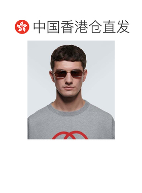 1h可退 香港直邮Gucci 古驰 男士 矩形太阳眼镜 000919 metal金属