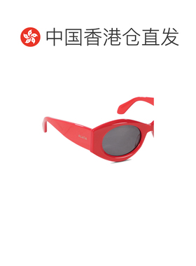 香港直邮ALAIA 女士太阳镜 AA0080S004 AW2024 红色 Cat-eye sung