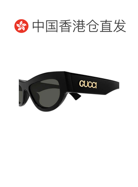 香港直邮Gucci 古驰 女士 GG1834S col. 001 全黑灰色太阳眼镜 GG