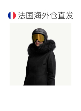 自营欧洲直邮Moncler盟可睐 Snowflare墨绿色尼龙滑雪面罩男女通