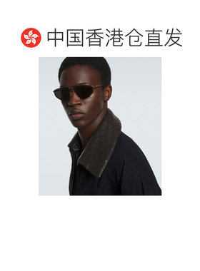 1h可退 香港直邮Bottega Veneta 葆蝶家 男士 飞行员太阳眼镜
