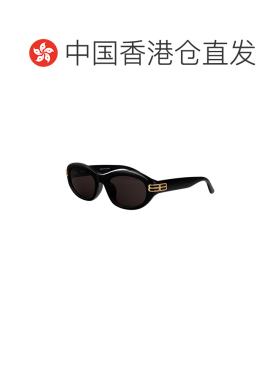 1h可退 香港直邮BALENCIAGA 女士太阳镜 BB0434SK001 AW2025 黑色