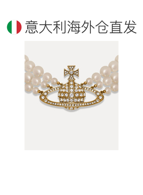 欧洲直邮VIVIENNE WESTWOOD西太后三排黑玛瑙水晶颈链项链新品