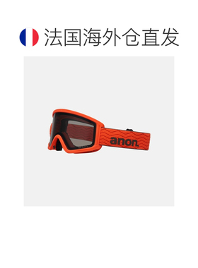 自营欧洲直邮Burton伯顿 Tracker2.0男孩红色镜框烟灰色滑雪镜+MF