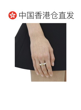 1h可退 香港直邮mcqueen 亚历山大 麦昆 女士 珍珠骷髅戒指 83648