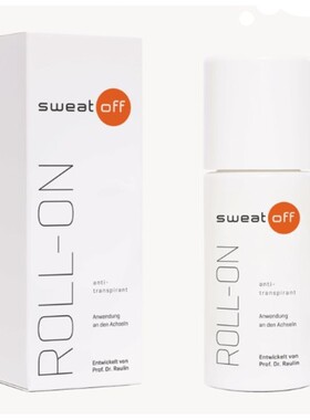 欧洲直邮Sweat Off止汗减少异味滚珠干燥清爽腋下止汗露50ml正品
