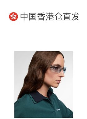 香港直邮Miu Miu 缪缪 女士 徽标矩形太阳眼镜 blue蓝色 舒适时尚