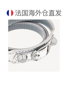 欧洲直邮BALENCIAGA（巴黎世家）City Triple 女士手链 银色