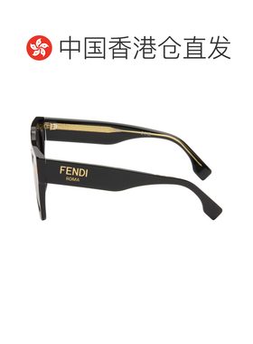 香港直邮Fendi 芬迪 女士 黑色 Roma 太阳镜 FE40101IW5001A19233