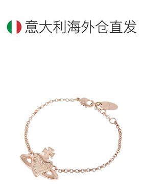 Vivienne Westwood西太后心形吊坠手链手镯金色紫色珍珠时尚土星