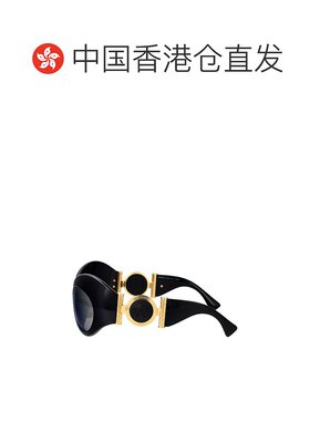 1h可退 香港直邮Versace 范思哲 女士 INJECTED 黑色太阳眼镜 0VE