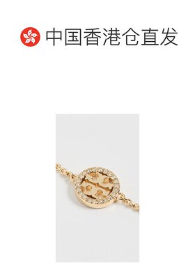 香港直邮Tory Burch 托里 伯奇 女士 Miller 密镶链条手链