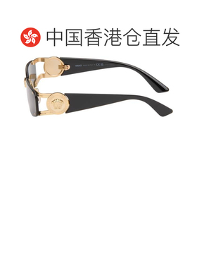 香港直邮versace 范思哲 女士 黑色 & 金色 Medusa Honor Rectang