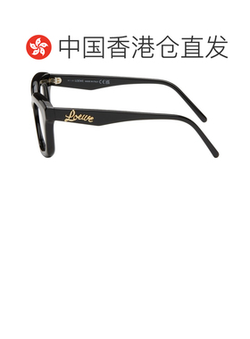 香港直邮LOEWE 罗意威 男士 黑色眼镜 LW50047IW48001SHINYBLACK