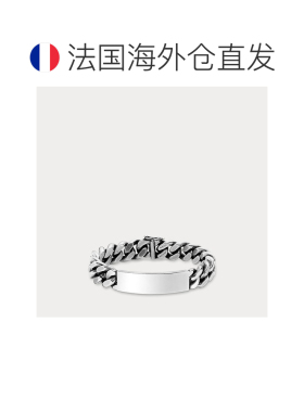 自营欧洲直邮Ralph Lauren拉夫劳伦 男士灰色银质手链