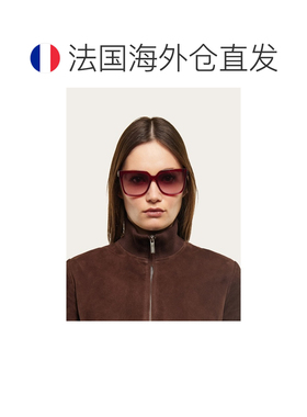 自营欧洲直邮Ferragamo菲拉格慕 女士Double Gancini方形太阳镜