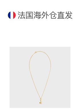 自营1h可退 欧洲直邮CELINE赛琳 SPARKLE TRIOMPHE 镶钻镀金黄铜