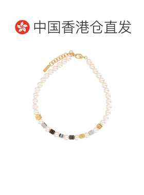 香港直邮MOSCHINO 女士项链 911984101888 SS2026 银色 PEARL NEC
