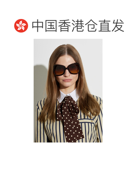 1h可退 香港直邮TOM FORD 女士太阳镜 FT122206052F CO 棕色 Sung