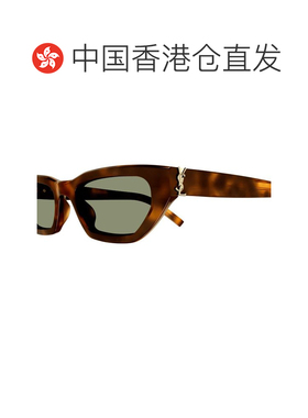 1h可退 Saint Laurent 徽标太阳镜 SLM126