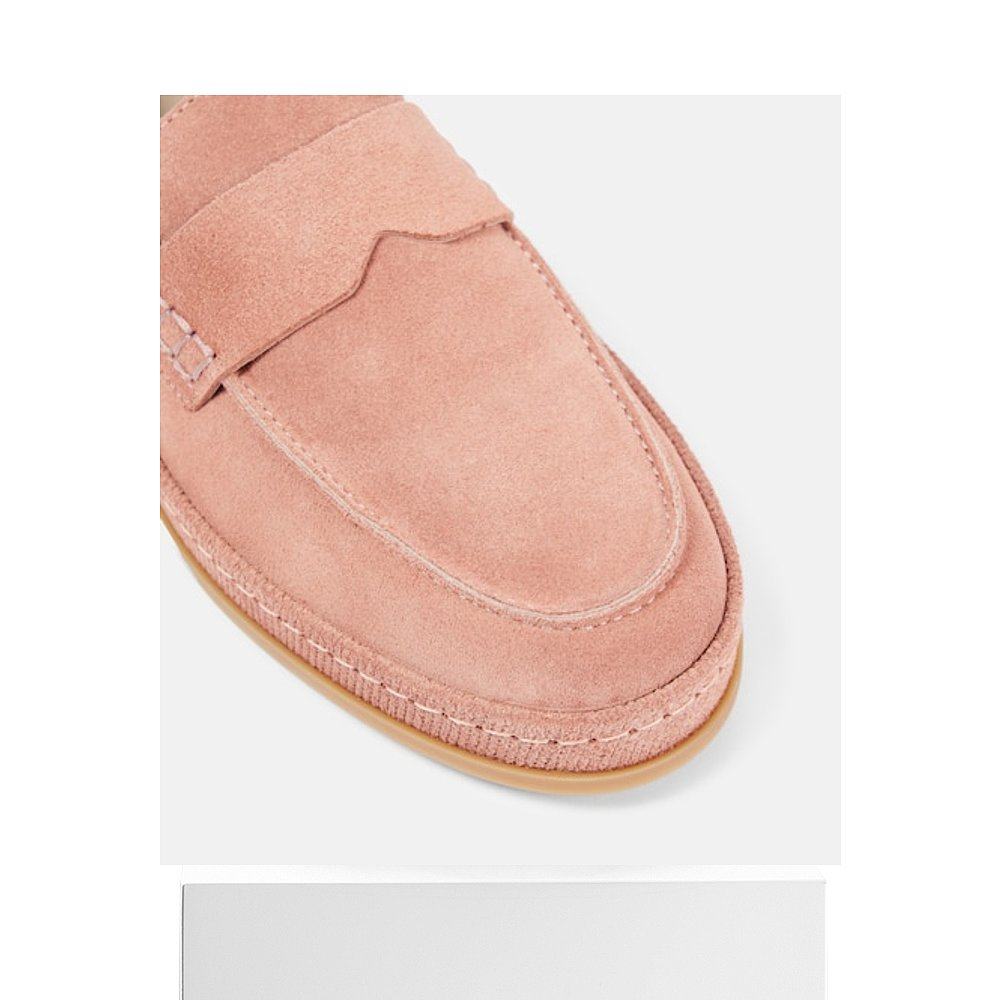 香港直邮Hogan 女士 H683 绒面革乐福鞋 pink粉色 舒适时尚单鞋,淘宝优惠券,粉丝福利购,淘宝优惠卷