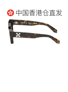 1h可退 香港直邮off-white 男士 棕色 Virgil 太阳镜 OW102225075