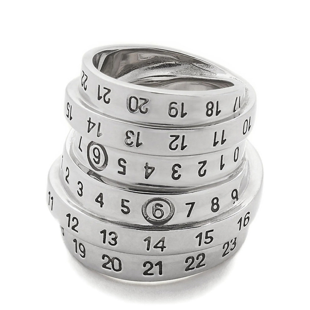 1 hour refundable Hong Kong direct mail MM6 MAISON MARGIELA women's ring SM6UQ0102P662795