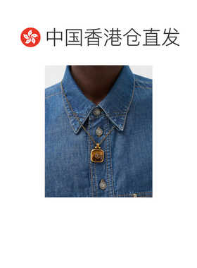 Versace 虎眼石吊坠项链 10247501A179864JTI0
