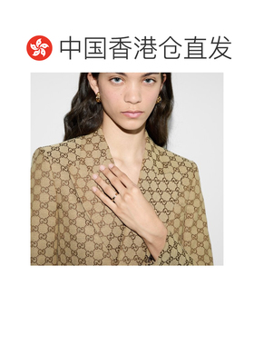 1h可退 香港直邮Gucci 古驰 女士 Icon系列18K金窄版戒指 660070J