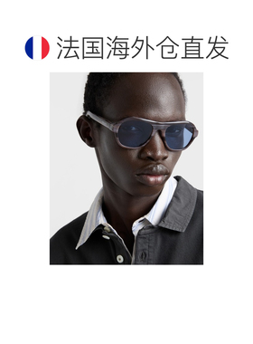 自营欧洲直邮PRADA普拉达 Eyewear Collection女士群青色飞行员太