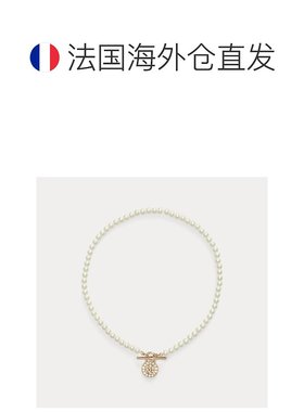 自营欧洲直邮RalphLauren拉夫劳伦 Lauren精美珍珠标志吊坠项链