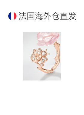 欧洲直邮自营 Dior迪奥 女士玫瑰金玫瑰金戒指 【付后1h可退】
