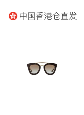 香港直邮PRADA 女士眼镜 0PR09QSDHO4S2 AW2021 黑色 徽标渐变太