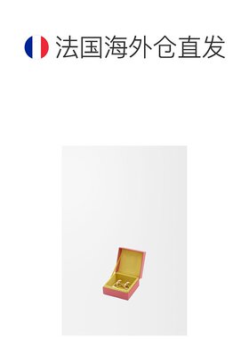 自营1h可退 欧洲直邮LOEWE/罗意威 女士金色/白色纯银/珐琅吊坠新