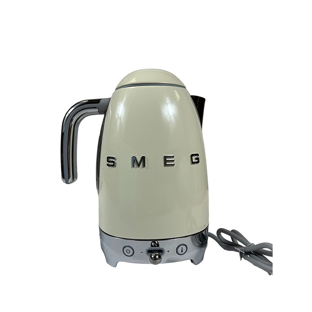 自营｜意大利 SMEG KLF04复古风格电烧水壶2400w 乳白 自动热水壶 - 图0