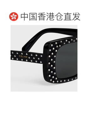 1h可退 Celine SQUARE S213醋酸酯饰水晶太阳眼镜 4S213CPSB.