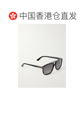 香港直邮Tom Ford 汤姆 福特 女士 Briana 飞行员龟甲色醋纤太阳