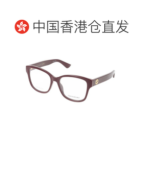 香港直邮GUCCI 女士眼镜 GG1340O005 SS2026 红色 矩形平光镜