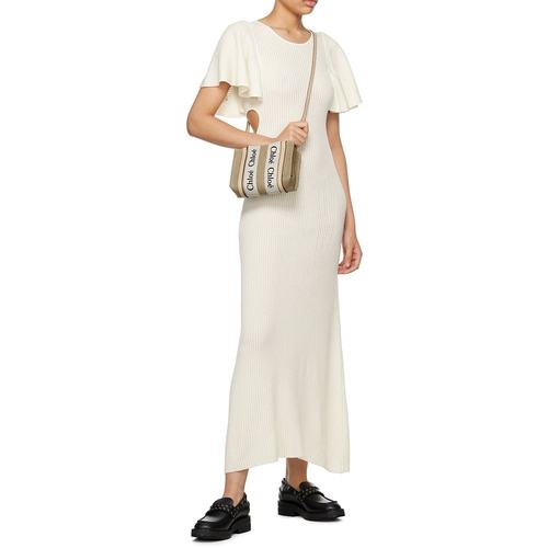 香港直邮Chloe 迷你 woody 托特单肩包 C22AP237I26蔻依托特包 - 图2