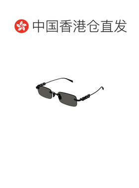 1h可退 香港直邮GUCCI 男士太阳镜 GG1808S001 SS2026 黑色 矩形