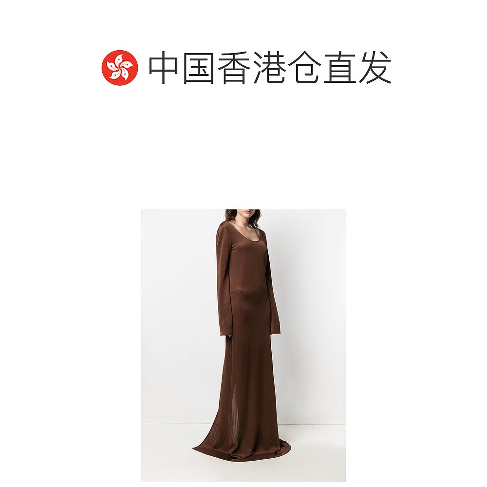 香港直邮Kwaidan Editions 女士长袖伞形长连衣裙 - 图1
