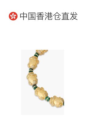 香港直邮ZIMMERMANN 女士 镀金水晶晶石镶嵌短项链 5432S24GOLDMA