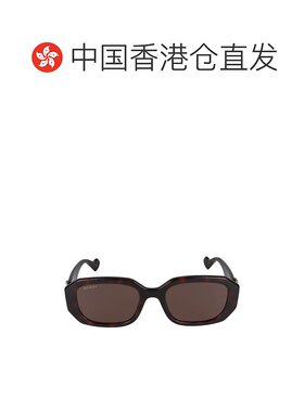 1h可退 香港直邮Gucci 古驰 女士 徽标太阳镜 GG1535S brown棕色