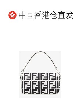 香港直邮Fendi 芬迪 女士Baguette 徽标中号手提包